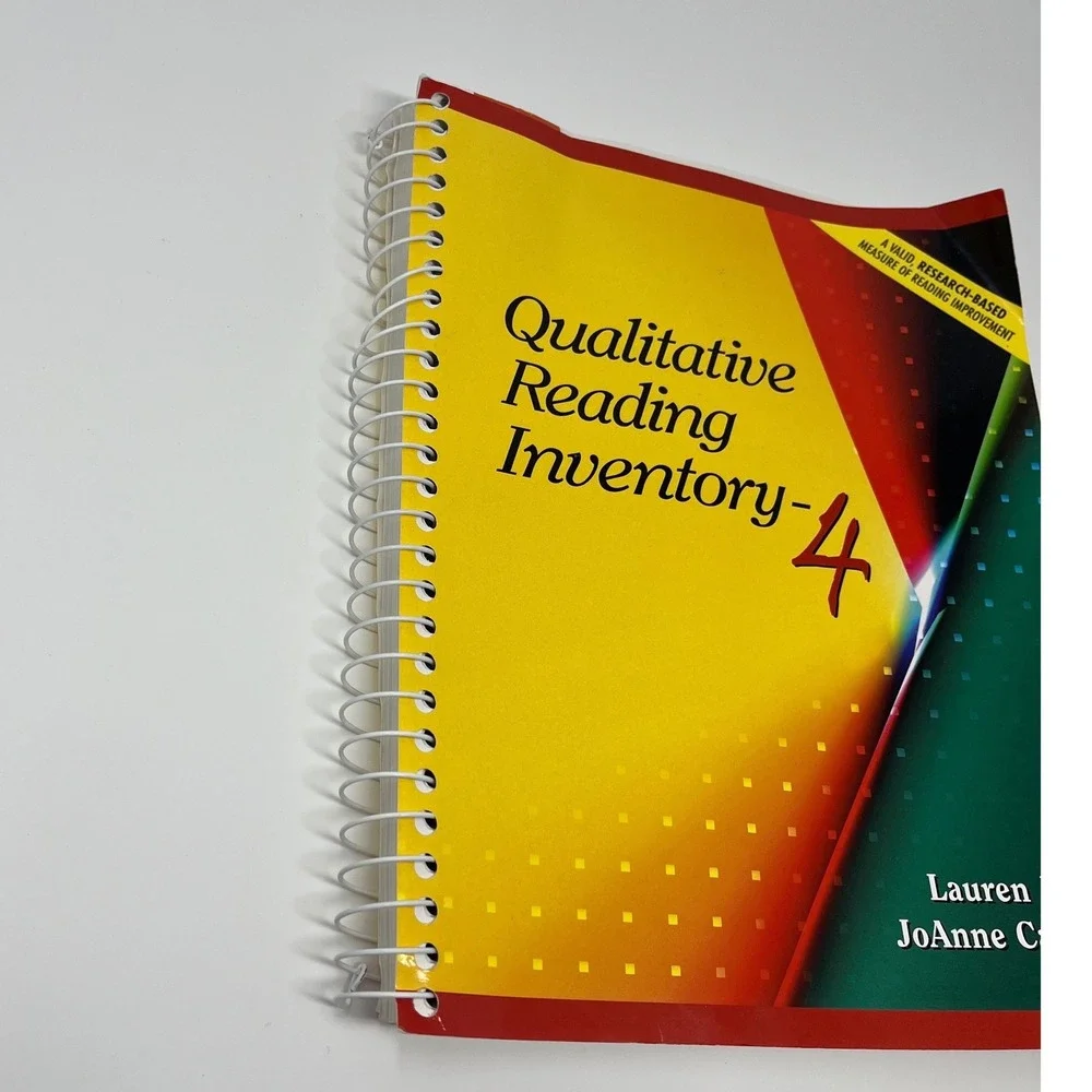 Qualitative Reading Inventory 4 QRI 4 Fourth‎ Edition With CD ROM Pearson